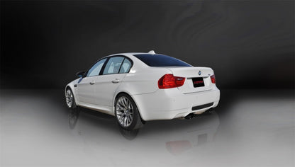 Corsa 08-12 BMW M3 E90 Black Sport Cat-Back Exhaust 14569BLK 14569BLK Photo - Mounted