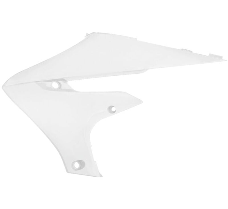 Acerbis 18+ Yamaha YZ250F/YZ450FX/WR450F/ YZ250FX/WR250F/ YZ450F Radiator Shroud - White 2685870002 2685870002 Photo - Primary