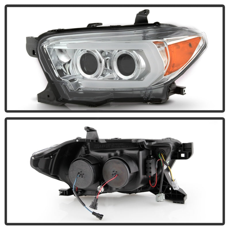 Spyder Signature Toyota Tacoma 16-18 TRD Model Projector Headlights-Chrome (PRO-YD-TT16V1-SEQ-C) 5086570 5086570 Photo - Unmounted