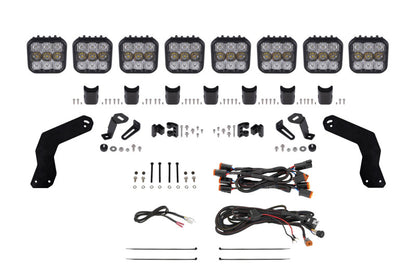 Diode Dynamics 17-24 Can-Am Maverick X3 SS5 Sport CrossLink Roof Lightbar Kit - White Combo DD7890 DD7890 Photo - Primary