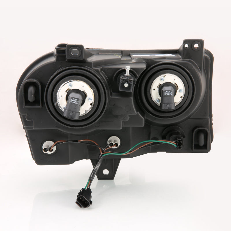 ANZO 2005-2010 Chrysler 300 Crystal Headlight Chrome Amber 121529 121529 Photo - Primary