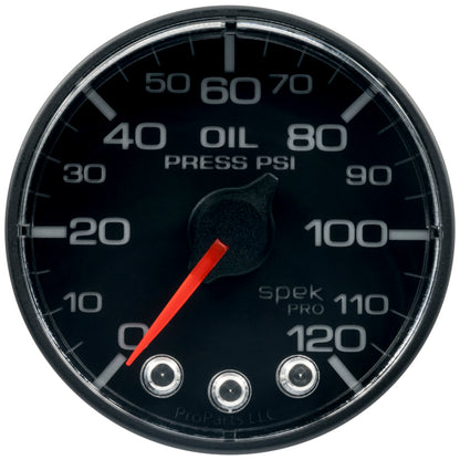 Autometer Gauge Oil Pressure 2 120 Psi Stepper Motor w/Pk, Warn Black/Black Spek P325328 User 2