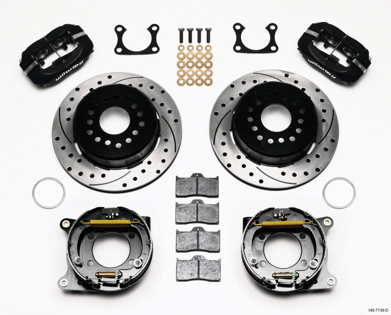 Wilwood FDL P/S Park Brake Kit, Drilled, Big Ford 2.36" Offset 140-7139-D Photo - Primary