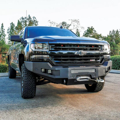 Westin 15-19 Chevrolet Silverado 2500/3500 Pro-Series Front Bumper - Textured Black 58-411165 58-411165 Photo - Mounted