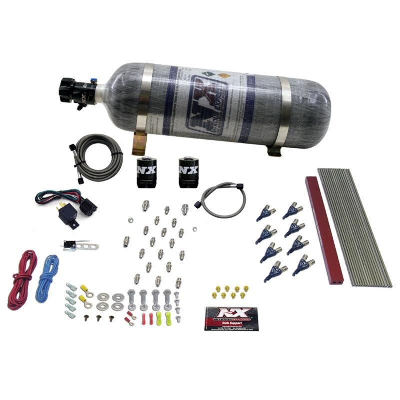 Nitrous Express GM LT1/LS1 Pro Piranha Nozzle Gas Nitrous Kit w/Composite Bottle 80010-12 80010-12 Photo - Primary