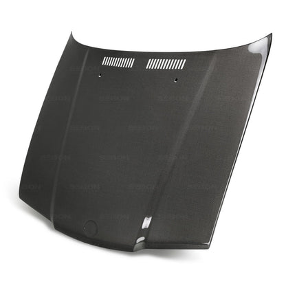 Seibon OEM Carbon Fiber Hood Bmw 3 Series 2Dr (E36) HD9298BMWE362D-OE Photo - Primary