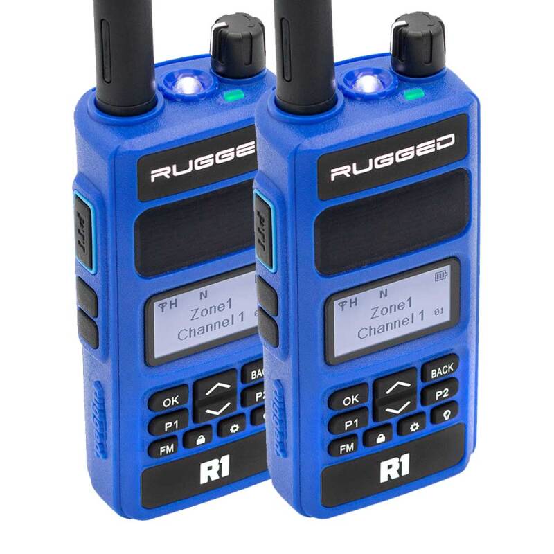 Rugged Radios 2 PACK - Rugged R1 - Business Band Two Way Handheld Radio - Digital and Analog R1-2-PACK R1-2-PACK Photo - Primary
