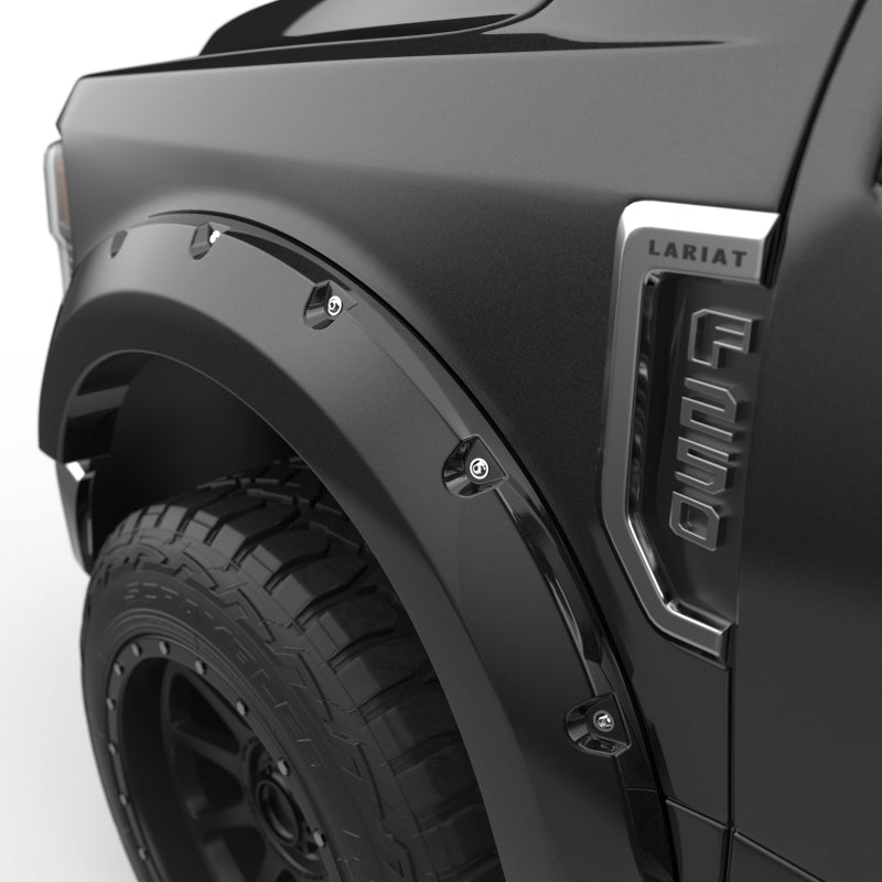 EGR 2017 Ford Super Duty Bolt-On Look Color Match Fender Flares - Set - Shadow Black 793914-G1 793914-G1 Photo - Close Up
