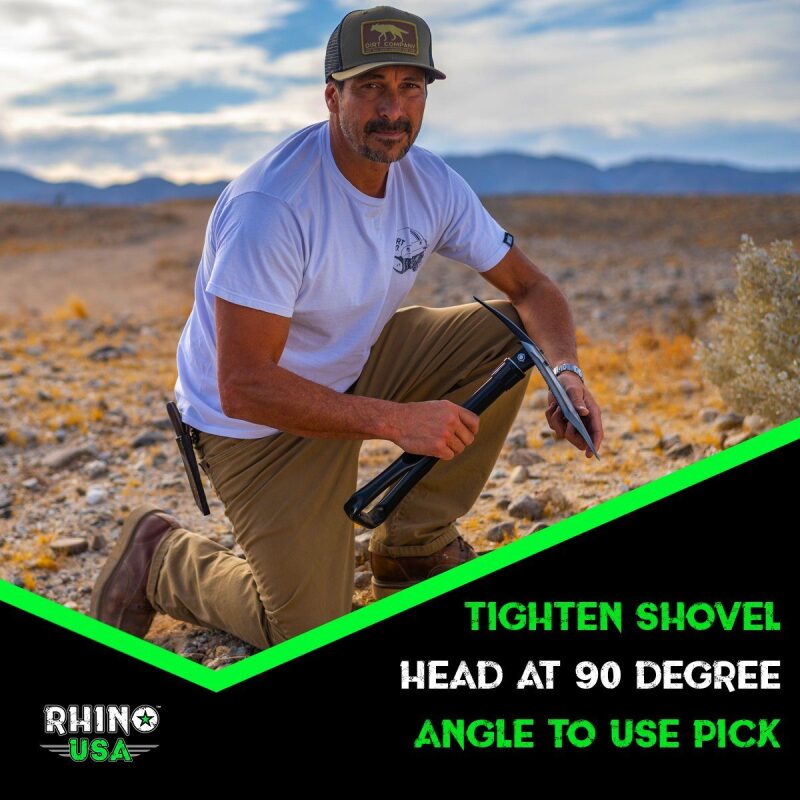 Rhino USA Folding Recovery Shovel W/Pick RNO-ETOOL RNO-ETOOL User 6