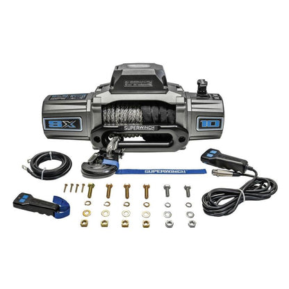 Superwinch 10000 LBS 12 VDC 3/8in x 80ft Synthetic Rope SX 10000 Winch 1710201 1710201 Photo - Close Up