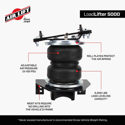 Air Lift Loadlifter 5000 Rear Air Spring Kit for 2020+ Chevrolet Silverado 2500/3500 57341 57341 Features and Benefits
