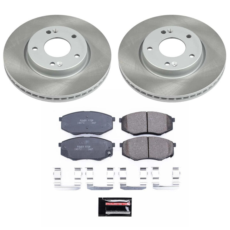 PowerStop Power Stop 2011 Kia Sportage Front Semi-Coated Rotor Kit SC5806 SC5806 Photo - Primary