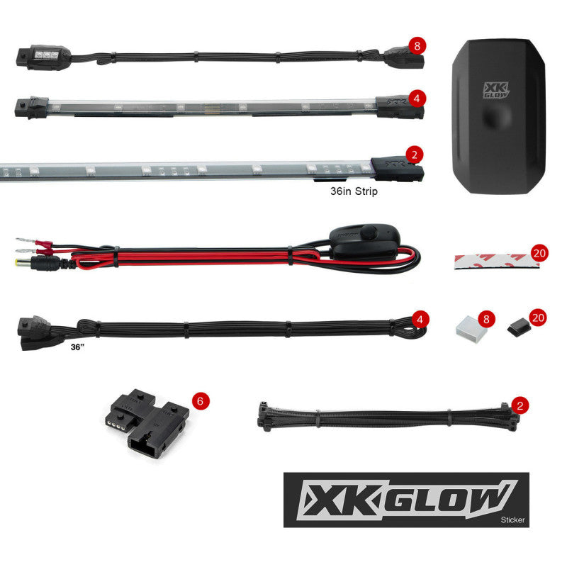XKGLOW XK Glow LED Snowmobile Accent Light Kits XKchrome Smartphone App (Standard) XK-SNOW-STA XK-SNOW-STA User 1