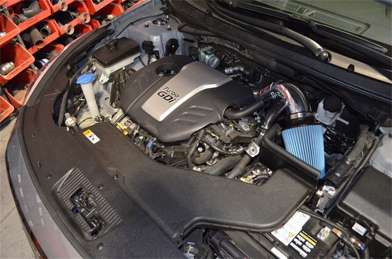 Injen Polished Short Ram Intake 2015 Hyundai Sonata Eco 1.6L Turbo 4 Cyl SP1332P Photo - Mounted