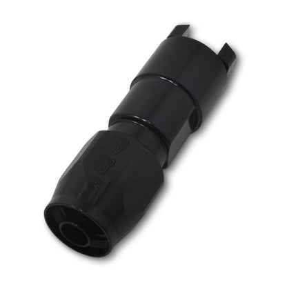 Russell Performance 5/16in SAE Quick Disc Female to -6 Hose Black Straight Degree Hose End 611253 611253 Photo - out of package