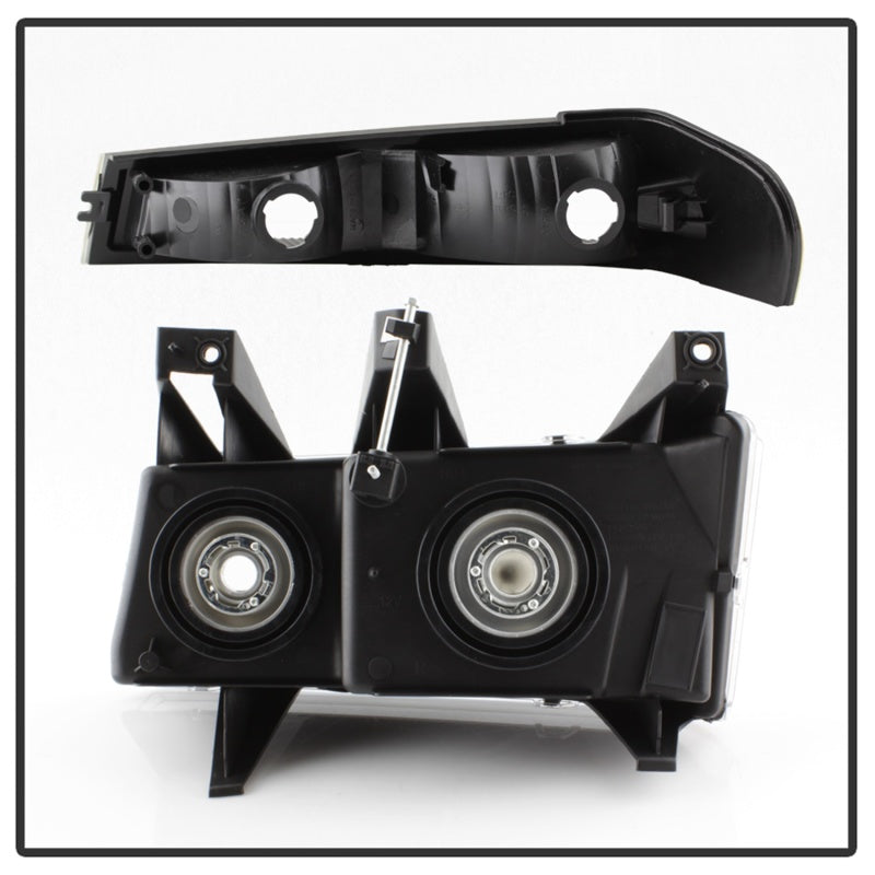 SPYDER Xtune Chevy Colorado 04-12 OEM Headlights w/ Bumper Lights Black HD-JH-CCOL04-SET-BK 9032110 9032110 Photo - Unmounted