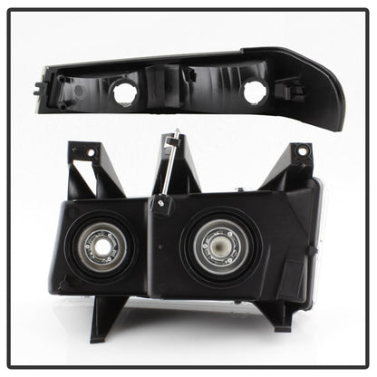 SPYDER Xtune Chevy Colorado 04-12 OEM Headlights w/ Bumper Lights Black HD-JH-CCOL04-SET-BK 9032110 9032110 Photo - Unmounted