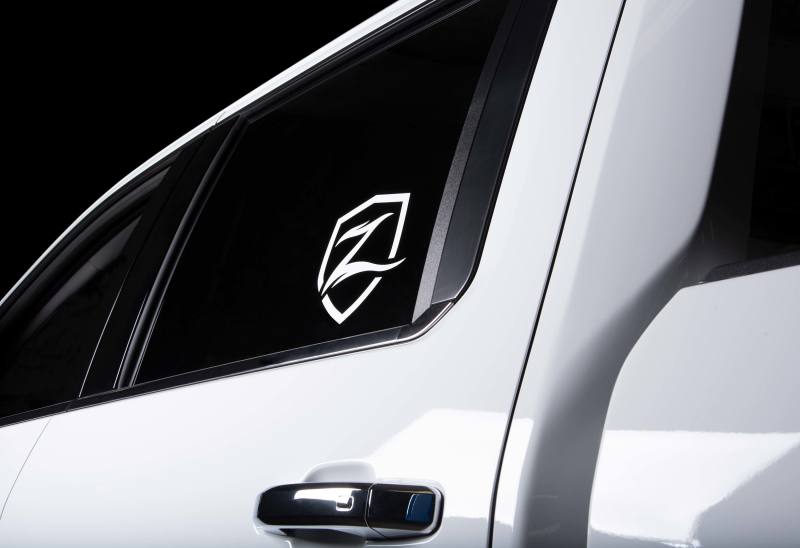Zone Offroad Shield Decal - 7in White ZONU9107 ZONU9107 Photo - Primary