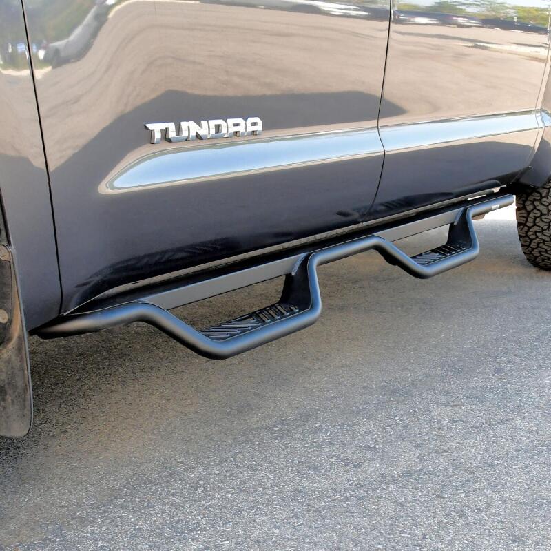 Westin 07-21 Toyota Tundra CrewMax Outlaw Drop Nerf Step Bars - Black 20-13255 20-13255 Photo - Mounted