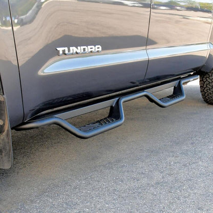 Westin 07-21 Toyota Tundra CrewMax Outlaw Drop Nerf Step Bars - Black 20-13255 20-13255 Photo - Mounted