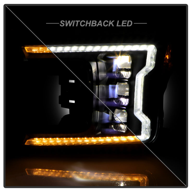 SPYDER 18-20 Ford F-150 Headlights - Halogen Model Only - DRL LED - Black PRO-YD-FF15018HALAP-SEQ-BK 5088475 5088475 User 6