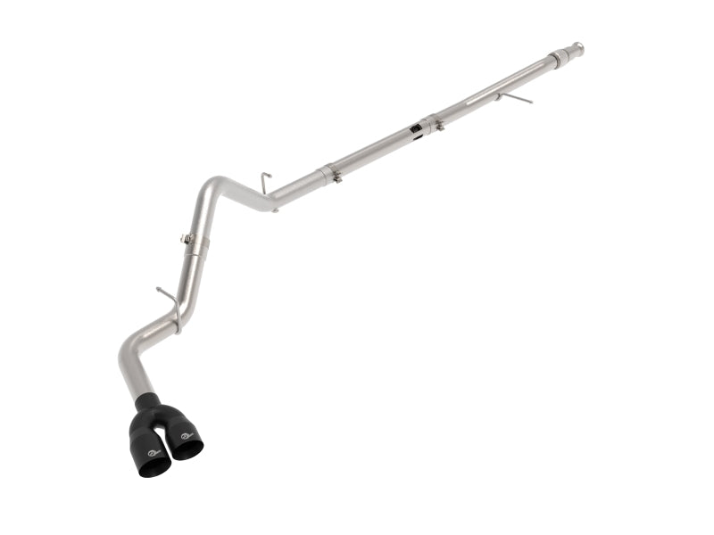 aFe Rebel XD Series 3in 304SS DPF-Back 20-21 GM Trucks L6-3.0L (td) LM2 - Dual Black Tip 49-34129-B 49-34129-B Photo - Primary