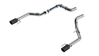 Borla 21-23 Ford Raptor 3in Connection Pipe 4.5in Tip - Carbon Fiber Black Anodized 60727CFBA 60727CFBA Photo - Primary