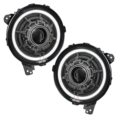 ORACLE Lighting 18-22 Jeep Wrangler JL / 20-22 Jeep Gladiator JT Oculus Bi-LED Projector Headlights 5839-111 5839-111 Photo - Primary