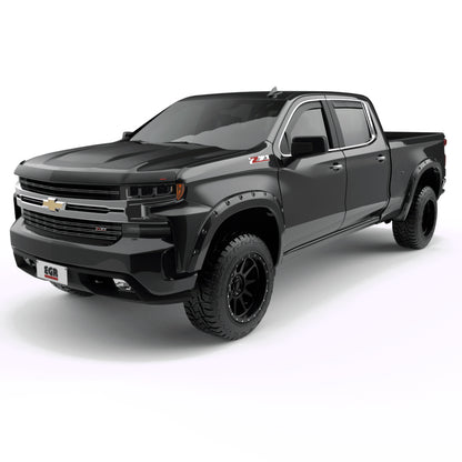 EGR 19-22 Chevrolet Silverado 1500 Traditional Bolt-On Look Fender Flares Black Set Of 4 791694-GBA 791694-GBA Photo - Primary