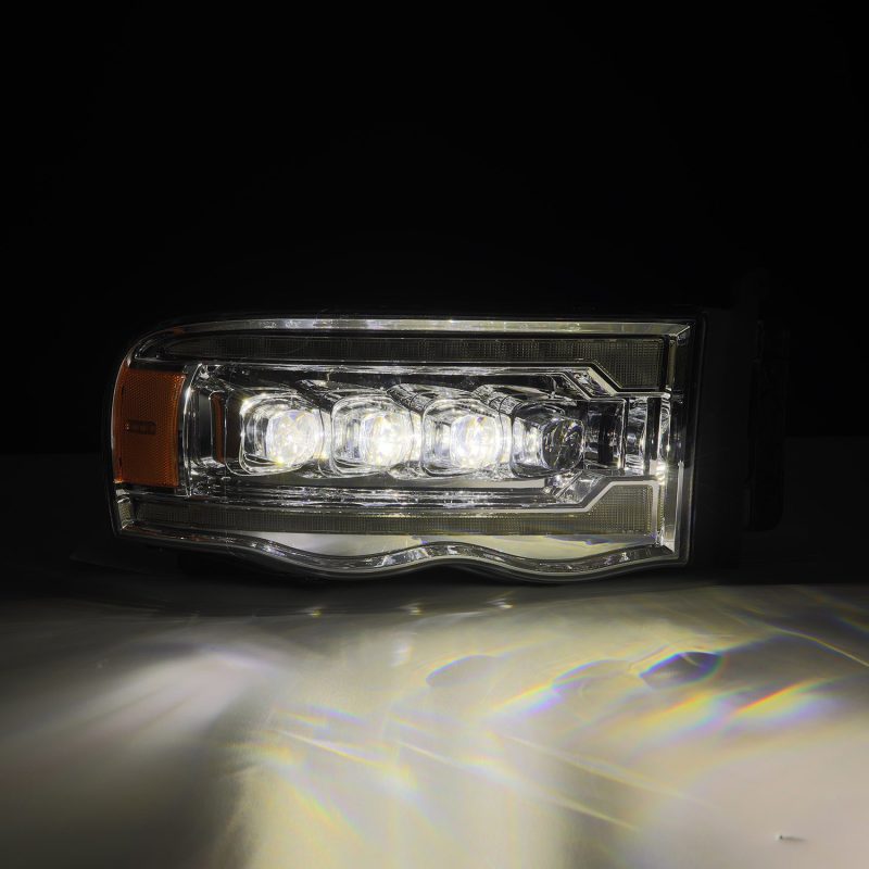 AlphaRex 02-05 Dodge Ram 1500 NOVA LED Proj Headlights Plank Style Chrome w/Activ Light/Seq Signal 880565 880565 User 2