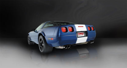 Corsa Sport Cat-Back Exhaust w/ Twin 3.5in Black Tips 96-96 Chevrolet Corvette C4 5.7L V8 LT4 14118BLK 14118BLK Photo - Mounted