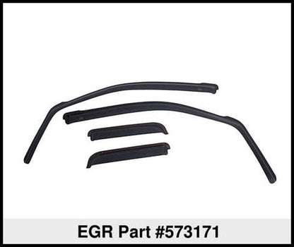 EGR 04+ Ford F/S Pickup Extended Cab In-Channel Window Visors - Set of 4 (573171) 573171 573171 Thumbnail