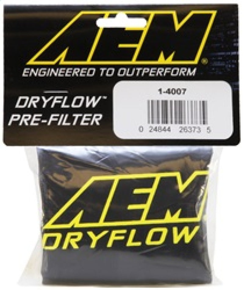 AEM Induction AEM Air Filter Wrap 6 inch Base 5 1/8inch Top 7 1/8 inch Tall 1-4007 1-4007 Photo - in package