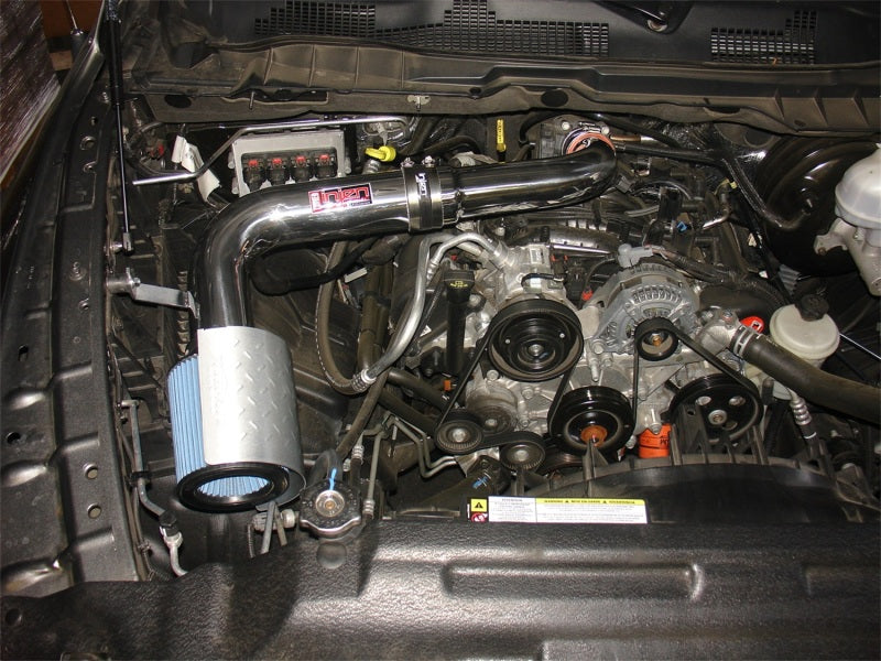Injen 09-11 Dodge Ram 3.7L V6 Polished Tuned Air Intake System w/ MR Tech/Web Nano-Fiber Dry Filter PF8055P PF8055P Photo - Mounted