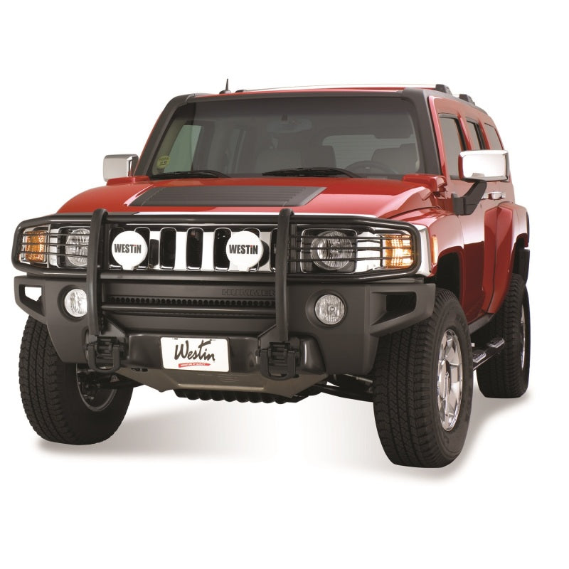Westin 2006-2010 Hummer H3 Sportsman Grille Guard - Black 40-1925 40-1925 Photo - Mounted