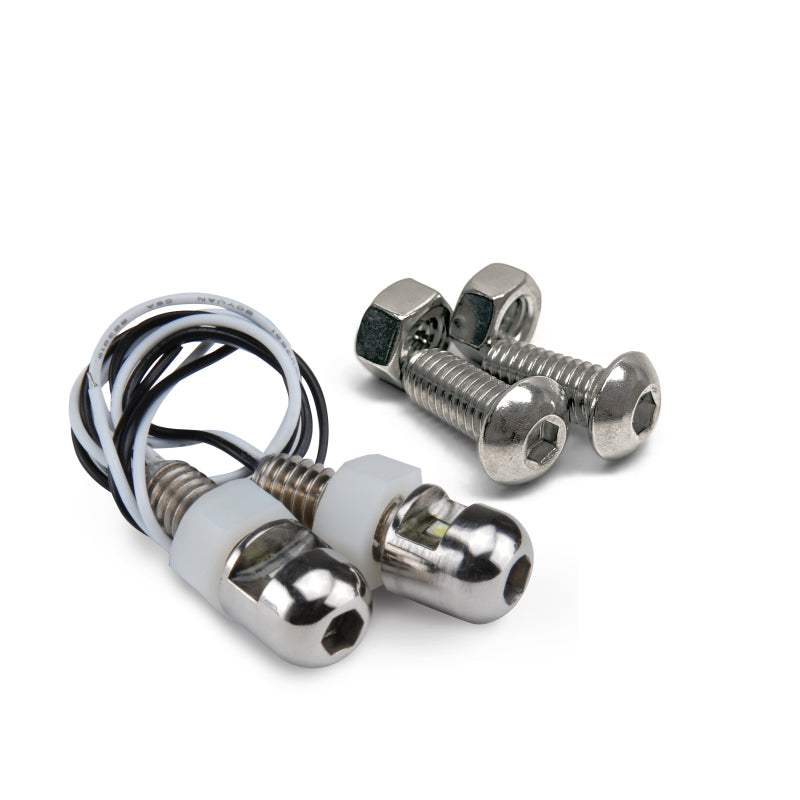 DEI LED LiteN Boltz LED LiteN Boltz License Plate Lighting Kit - Dome Head - 4pc - Polished 30309 30309 Photo - Primary