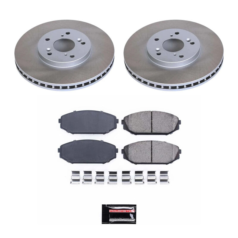 PowerStop Power Stop 99-04 Honda Odyssey Front Semi-Coated Rotor Kit SC2299 SC2299 Photo - Primary