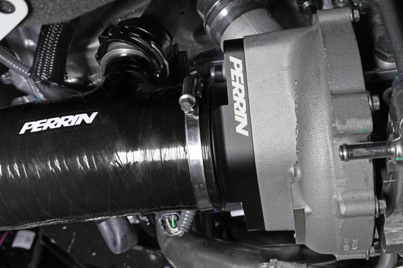 Perrin Performance Perrin 2022+ Subaru WRX Black 3in Turbo Inlet Hose w/ Nozzle (Short) PSP-INT-426BK PSP-INT-426BK User 1