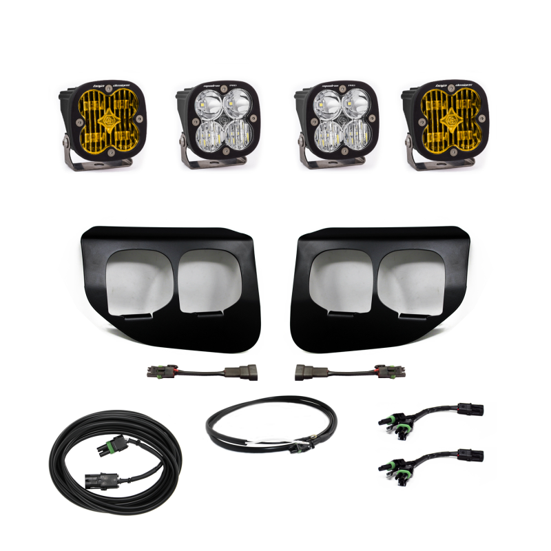 Baja Designs Ford Super Duty (20-On) Fog Lights FPK Amber SAE/Sport DC Baja Designs w/Upfitter 447739UP 447739UP User 1