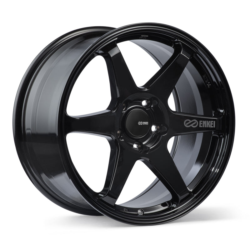 Enkei T6R 18x9.5 38mm Offset 5x114.3 Bolt Pattern 72.6 Bore Matte Black Wheel 539-895-6538BK 539-895-6538BK Photo - Primary