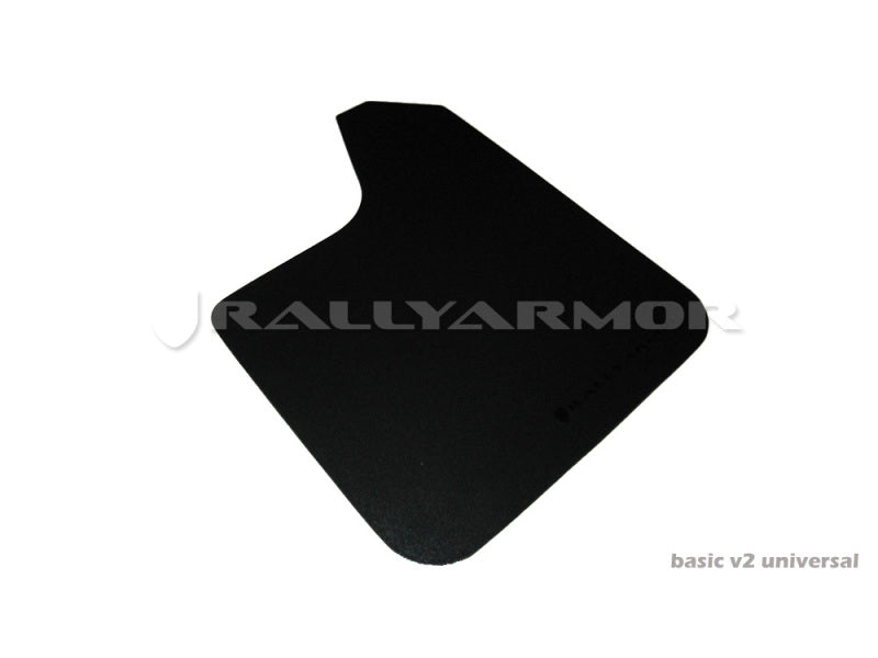 Rally Armor Universal Basic Mud Flap w/ Black Logo - Pair MF12-BAS-BLK-LRT MF12-BAS-BLK-LRT User 1