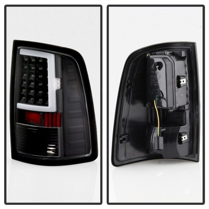 SPYDER xTune 13-18 Dodge Ram 1500 LED Tail Lights - Black (ALT-ON-DRAM13V2-LBLED-BK) 9041013 9041013 Photo - Unmounted