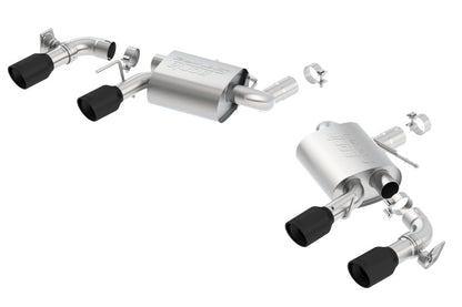 Borla 2016-2018 Chevrolet Camaro SS AT/MT RWD Ceramic Black S-Type Exhaust (w/ Dual Mode Valves) 11924CB 11924CB Photo - Primary