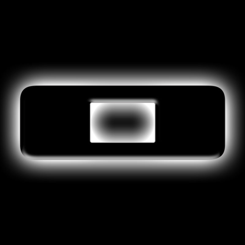 ORACLE Lighting Universal Illuminated LED Letter Badges - Matte Black Surface Finish - O 3141-O-001 3141-O-001 Photo - Primary