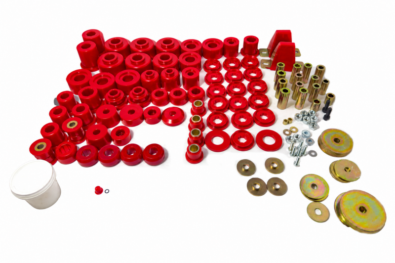 Energy Suspension ES Hyper-Flex Sets - Red Suspension Bushing Kits main image