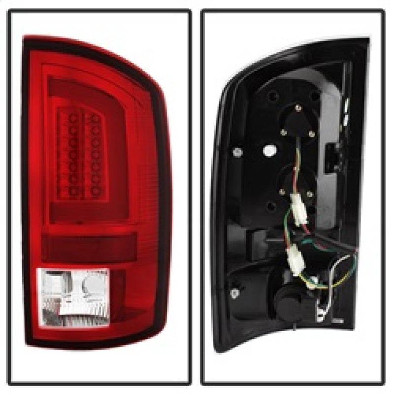 Spyder 03-06 Dodge Ram 2500/3500 V3 Light Bar LED Tail Light - Red Clear (ALT-YD-DRAM02V3-LBLED-RC) 5084132 5084132 Photo - Unmounted