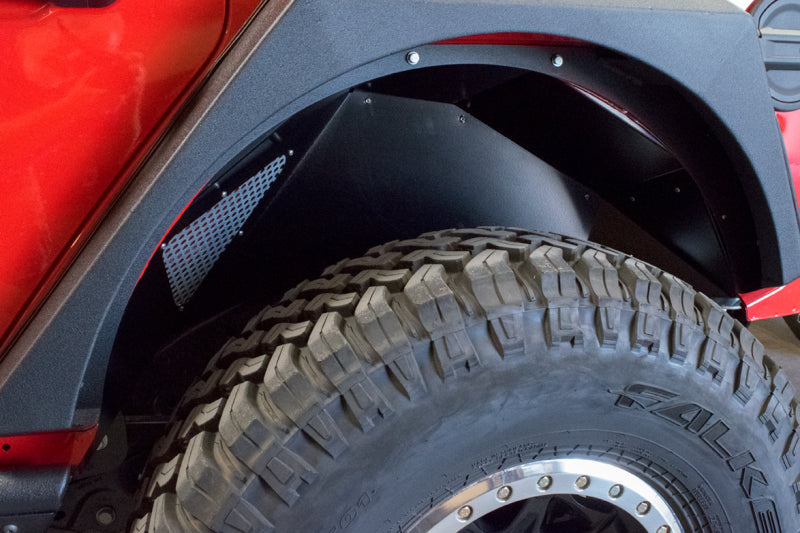 DV8 Offroad 2018+ Jeep Wrangler JL Rear Inner Fenders - Black INFEND-03RB INFEND-03RB Photo - Primary