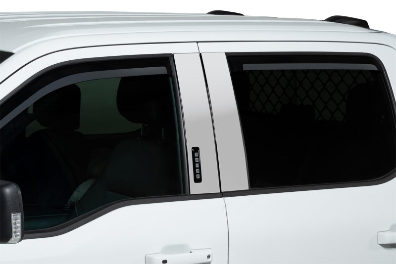 Putco 2021 Ford F-150 - Super Crew / Super Cab / Reg Cab Element Chrome Window Visors (Front Only) 480026 480026 Photo - Mounted