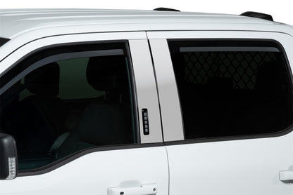 Putco 2021 Ford F-150 - Super Crew / Super Cab / Reg Cab Element Chrome Window Visors (Front Only) 480026 480026 Photo - Mounted