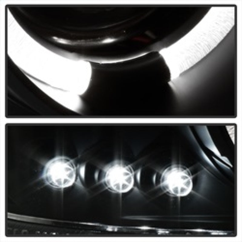 Spyder GMC Sierra 1500/2500 99-06 Projector Headlights LED Halo LED Blk Smke PRO-YD-CDE00-HL-BSM 5078292 5078292 Photo - Unmounted